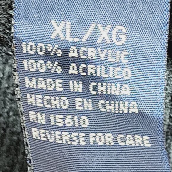 Dockers Black Acrylic Long Sleeve Mock Neck Basic Soft Pullover Sweater Size XL - Picture 14 of 16